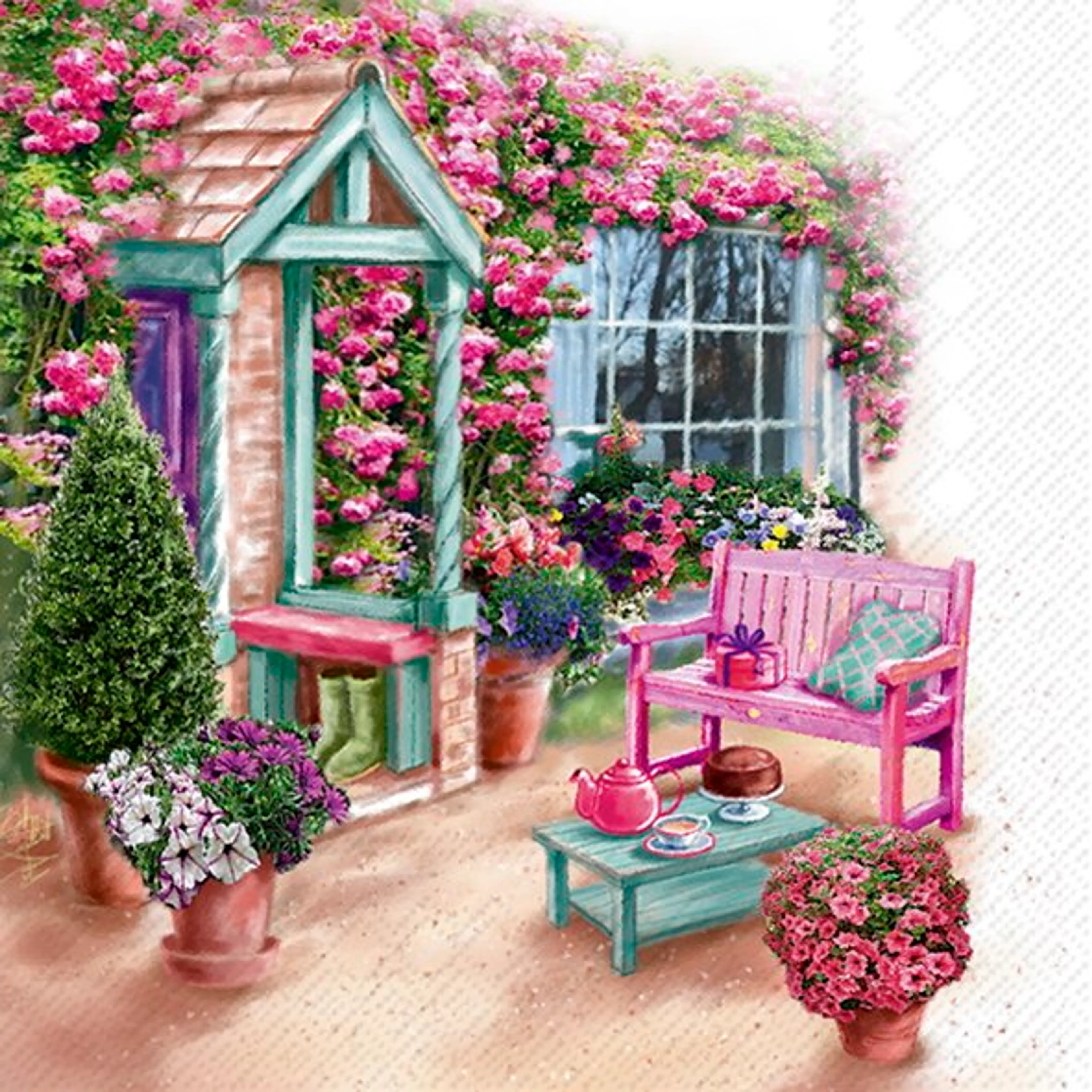 Serviette Garden View 20tlg.
