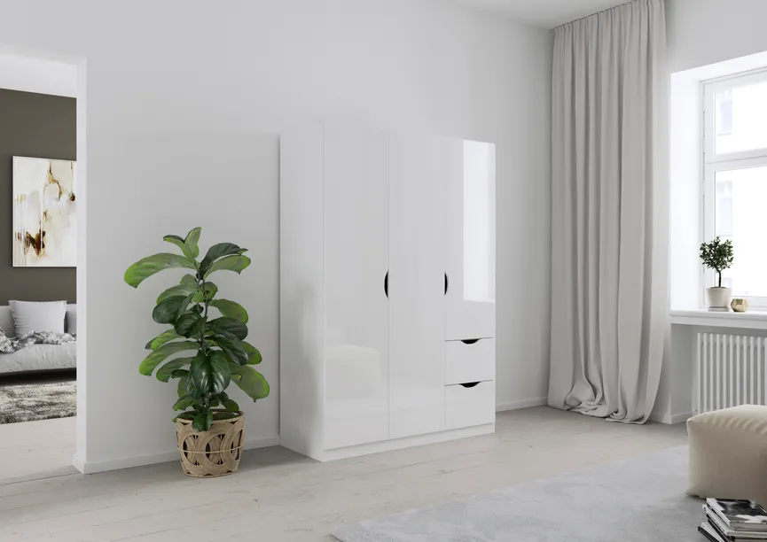 Drehtürenschrank 3-trg. milieu