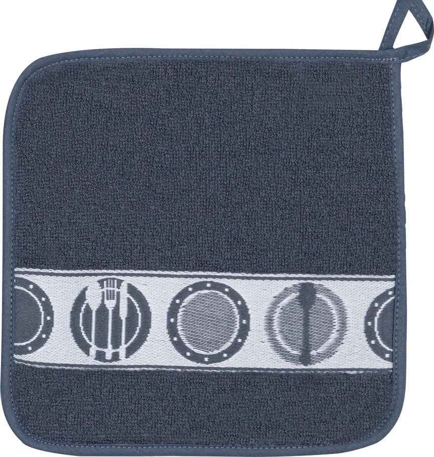 Topflappen Teller anthrazit hauptaufnahme