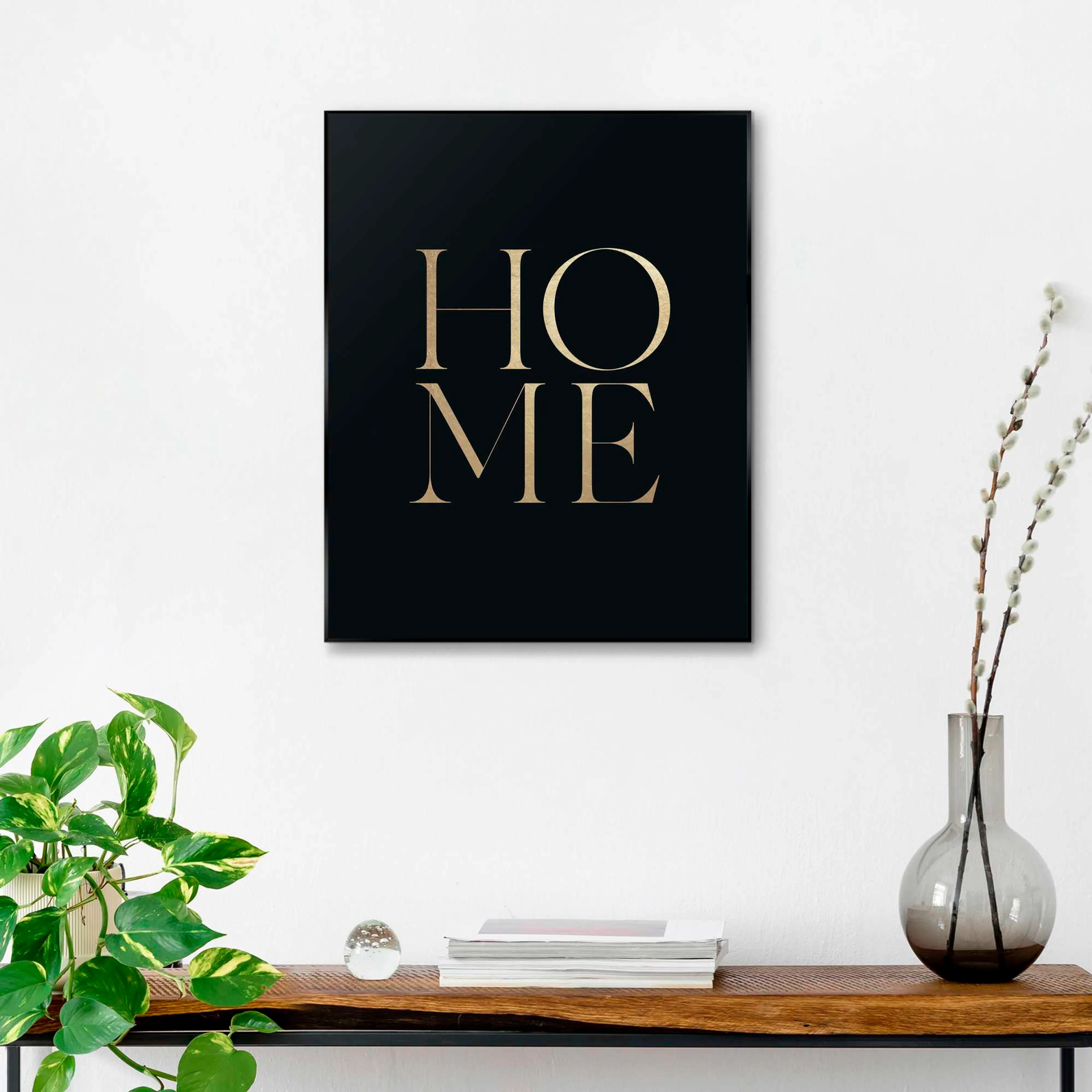 Wandbild 40 x 50 cm Home