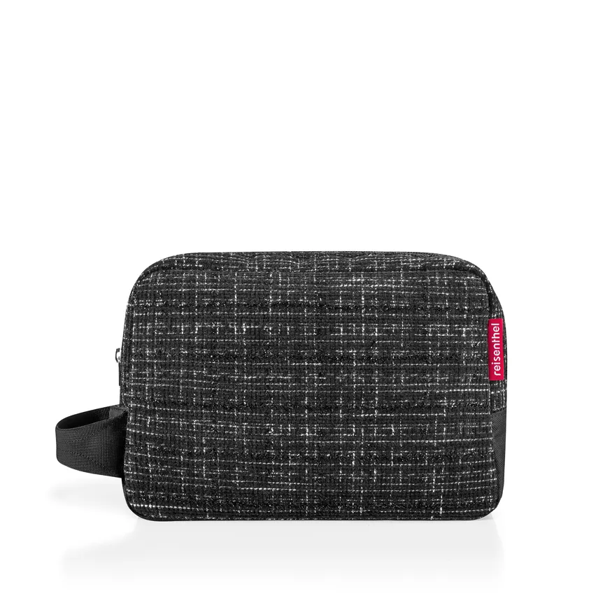 Cosmeticpouch "bouclé black" M detail