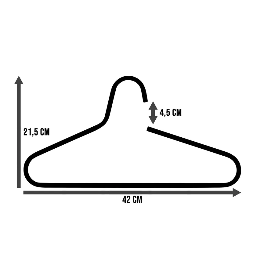 Kleiderbügel 5er-Set detail