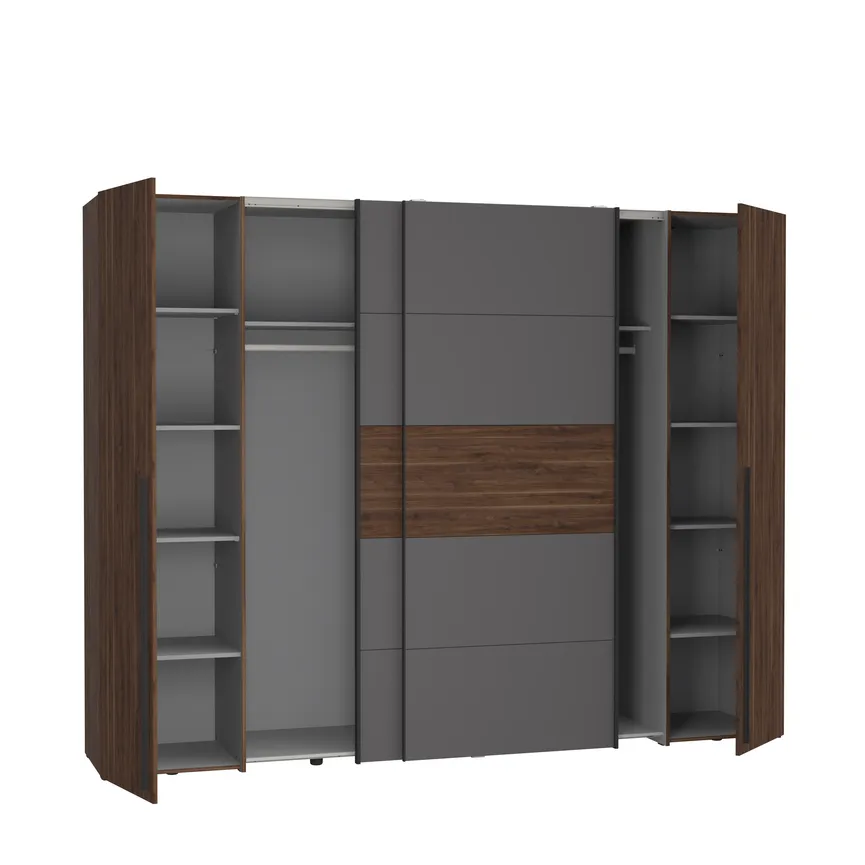 Schwebe-/Drehtürenschrank detail