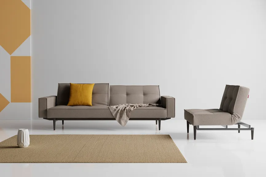 Sofa+AL Styletto schwarz detail