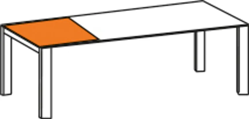 Tisch 160/220cm "ETNA" Edelsta detail