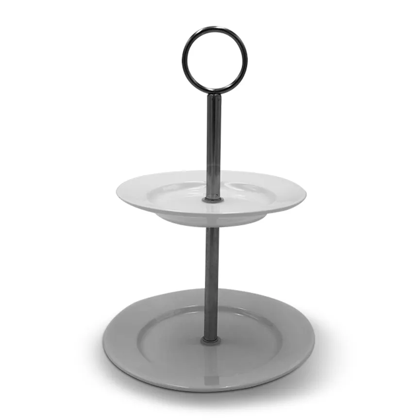 Etagere "Base" 2-stöckig weiß hauptaufnahme