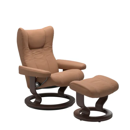 Sessel mit Hocker