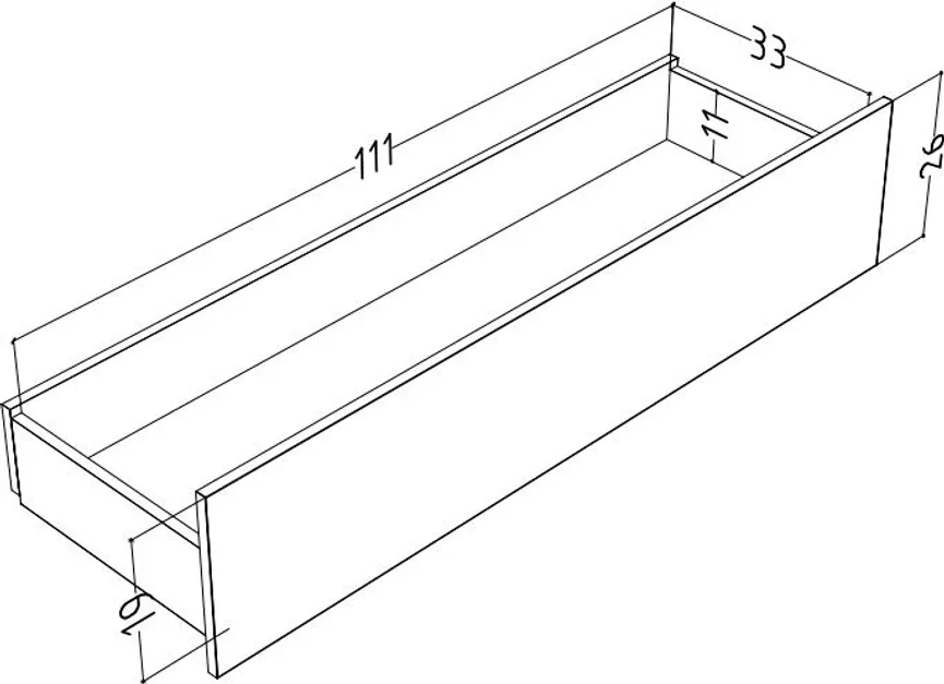 Lowboard 207cm detail