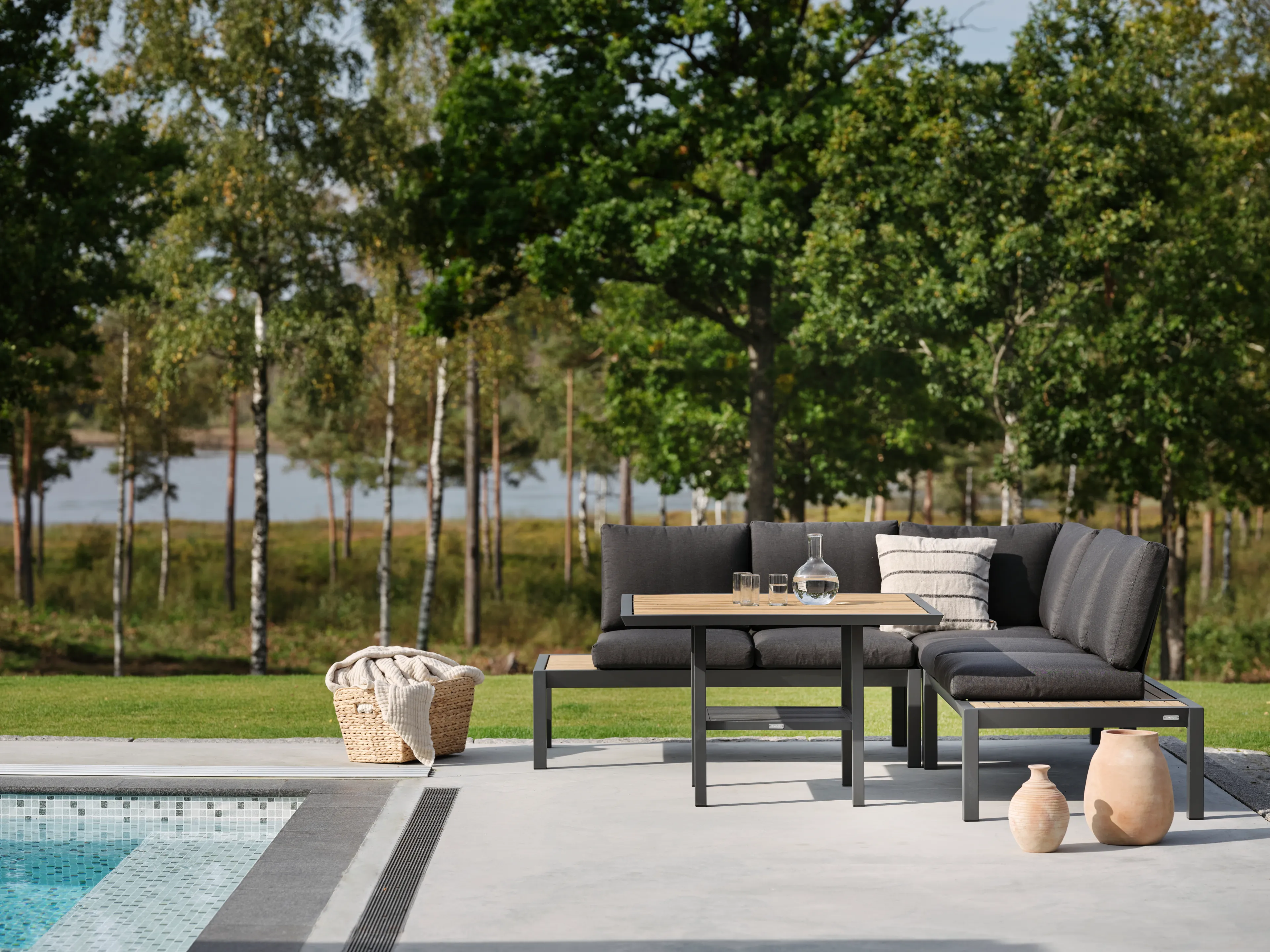 Loungemöbel Set  Elora 3 tlg.