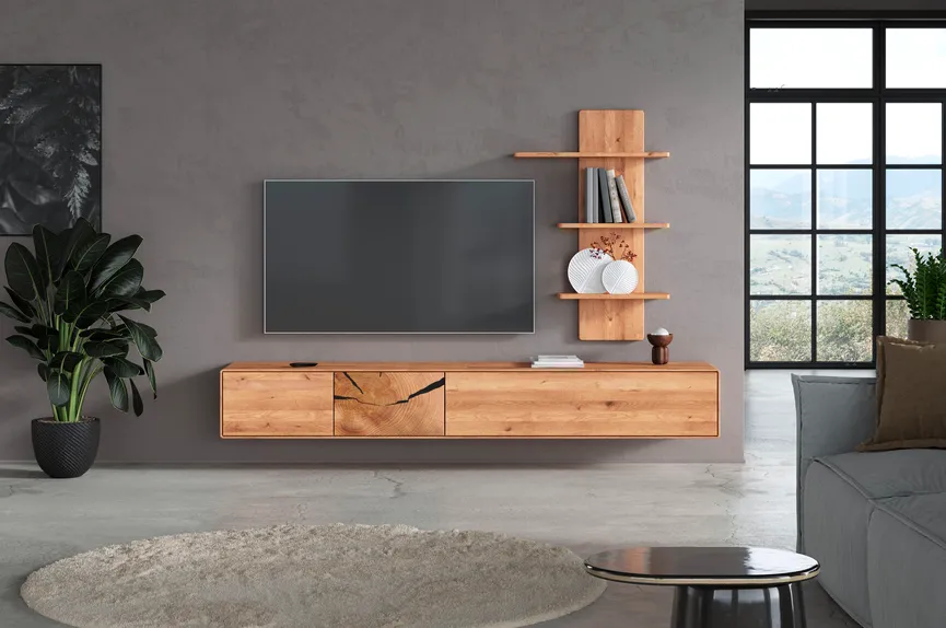 Wandboard mit 3 Böden milieu