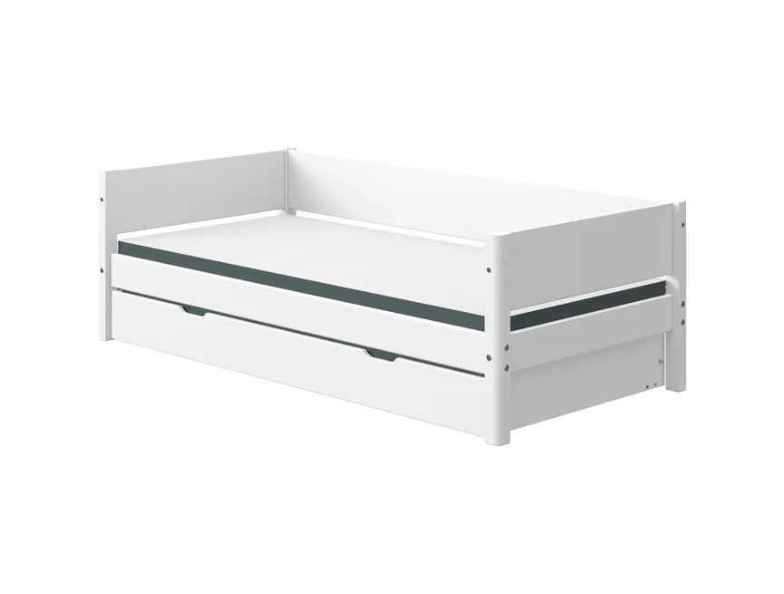 Einzelbett mit Ausziehbett material_farbe