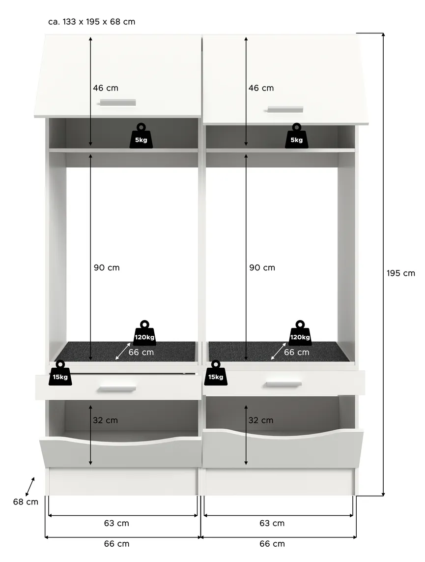 Waschmaschinenumbau-Set detail