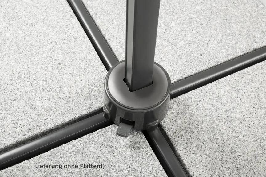 Junior Ampelschirm quadratisch detail
