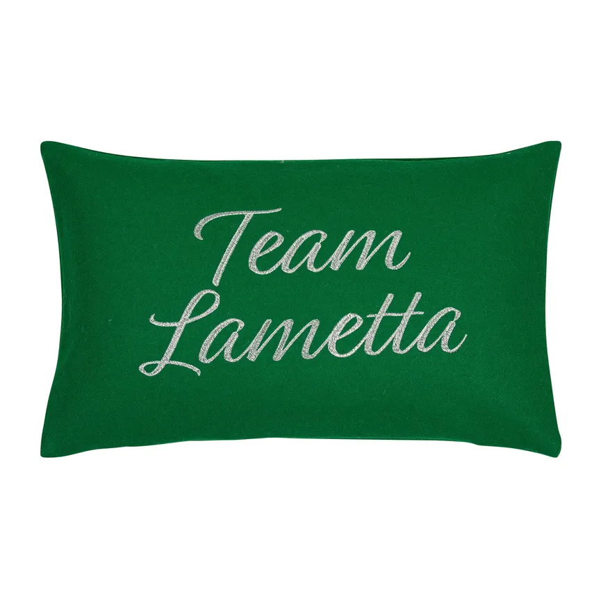 Kissenhülle Team Lametta hauptaufnahme
