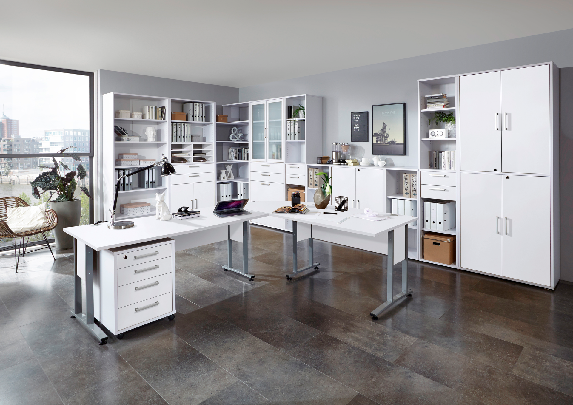 Schreibtisch 120 detail