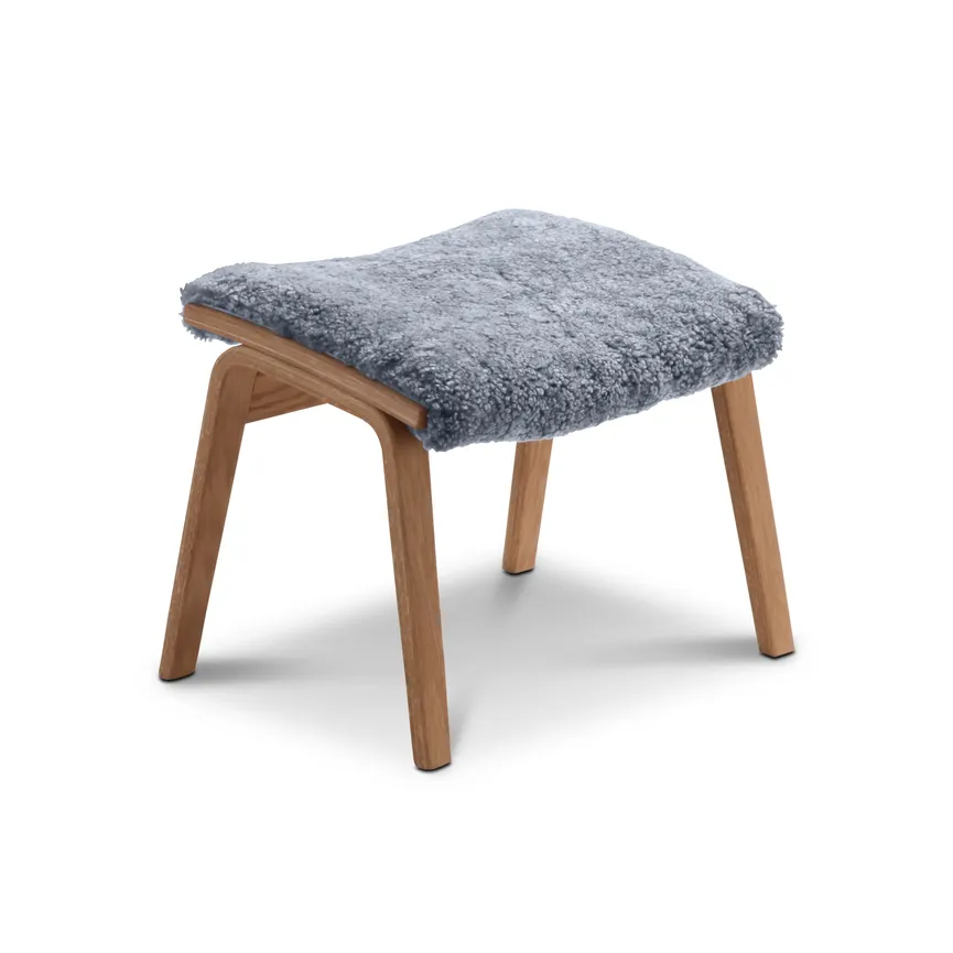 Hocker vier feste Beine Eiche hauptaufnahme