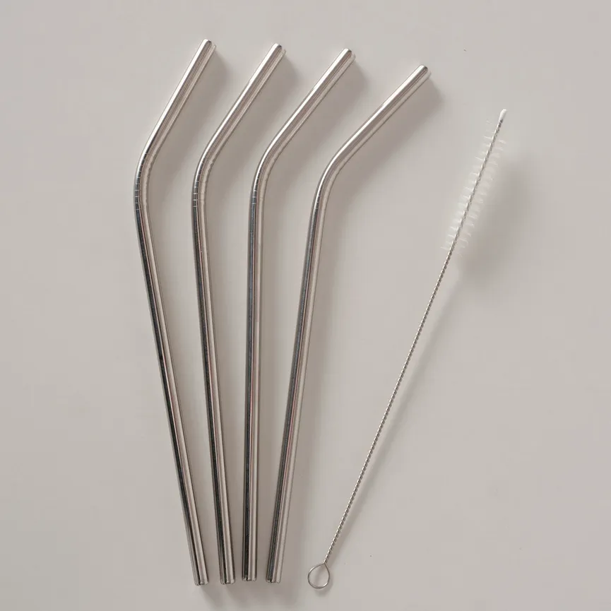 Trinkhalm "Tubo" 4er-Set milieu