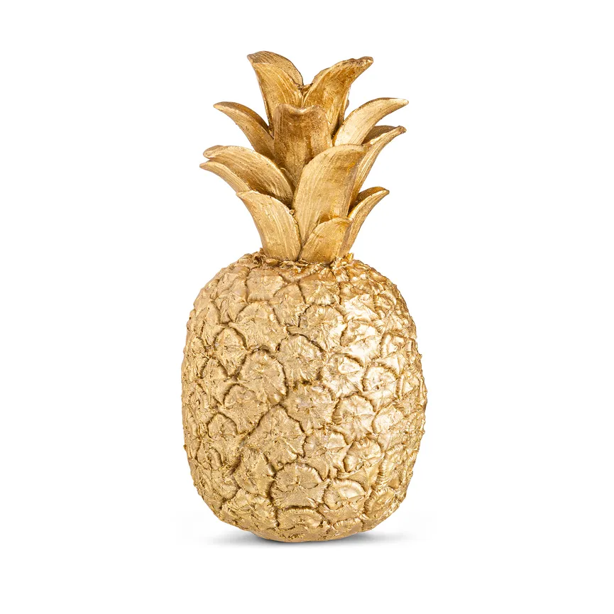 Figur "Ananas" gold hauptaufnahme