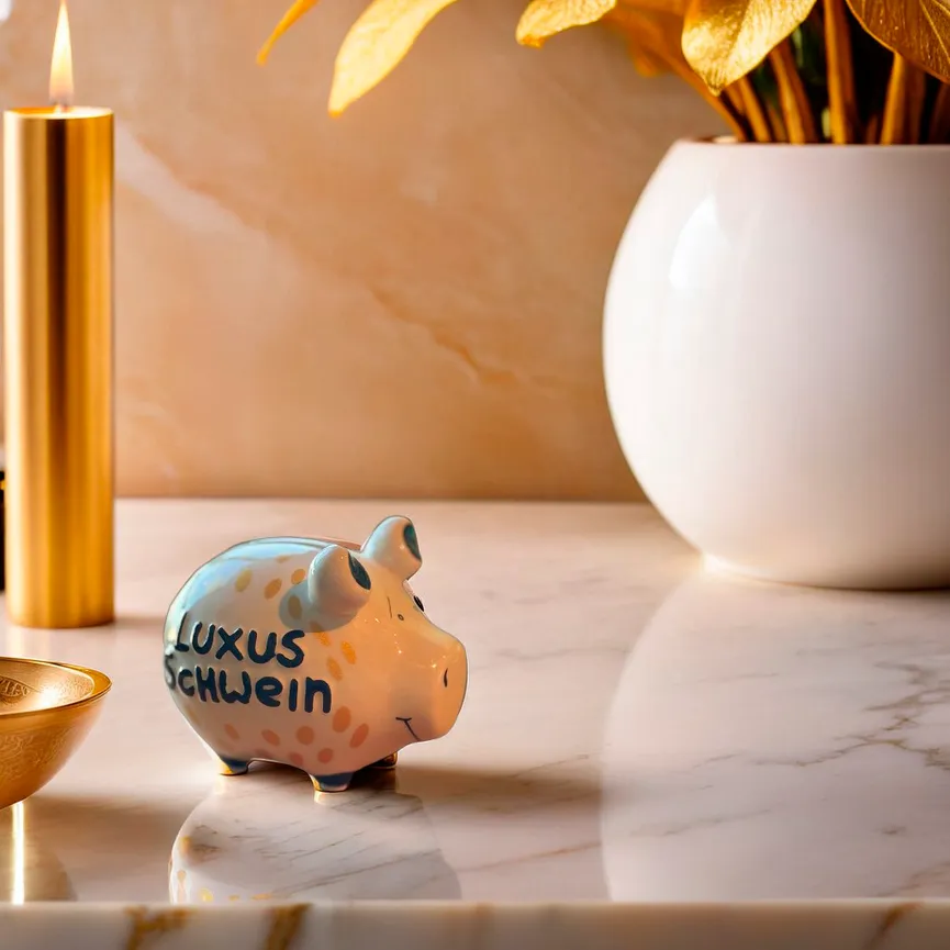 Sparschwein "Luxusschwein" milieu