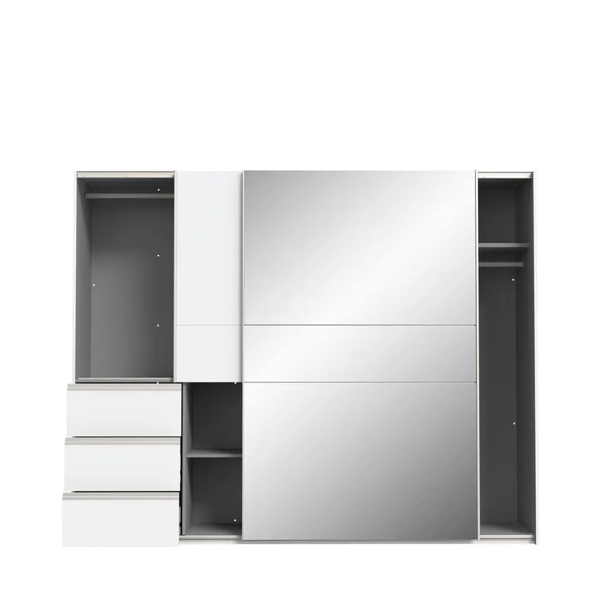 Schwebetürenschrank 2-trg. detail