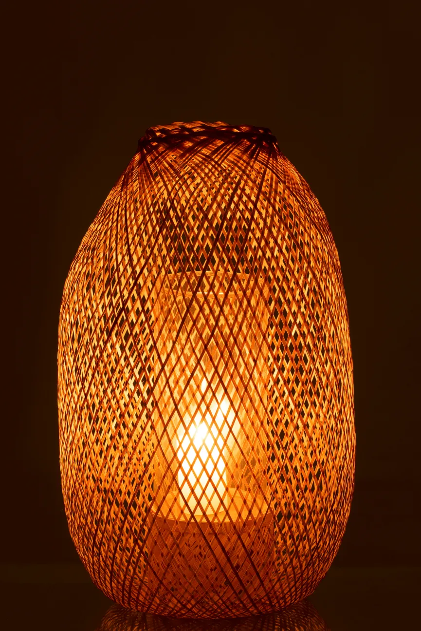 Laterne "Hazel" natur S detail