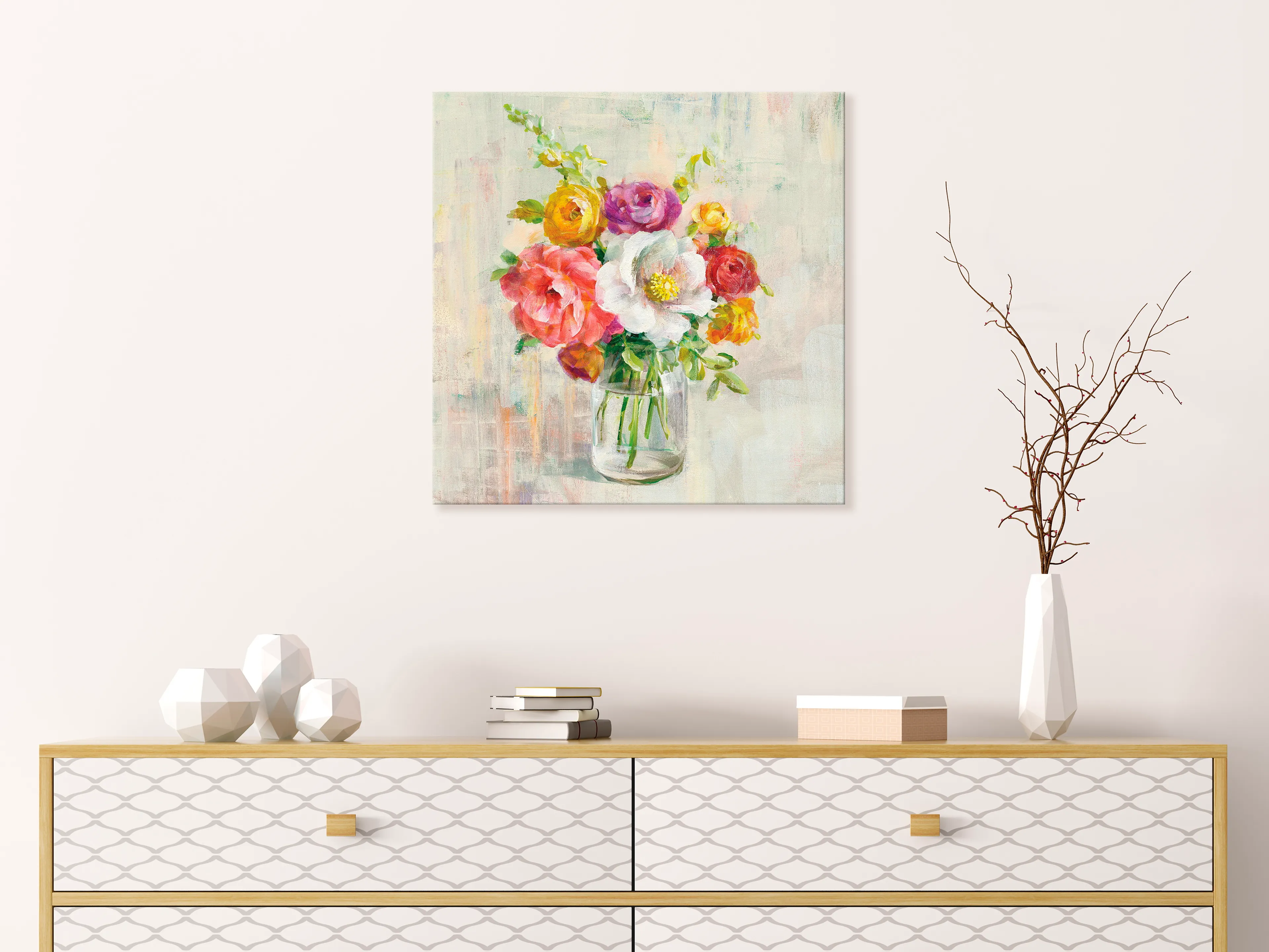 Wandbild 55 x 55 cm Summer Treasures
