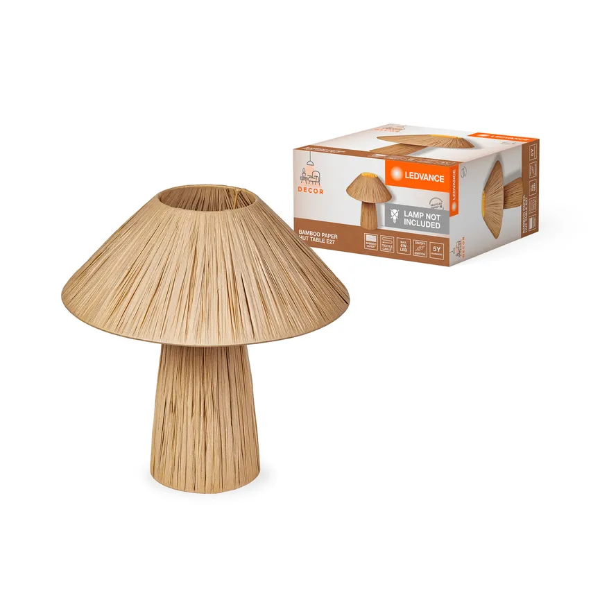 Tischleuchte "Bamboo Paper" detail