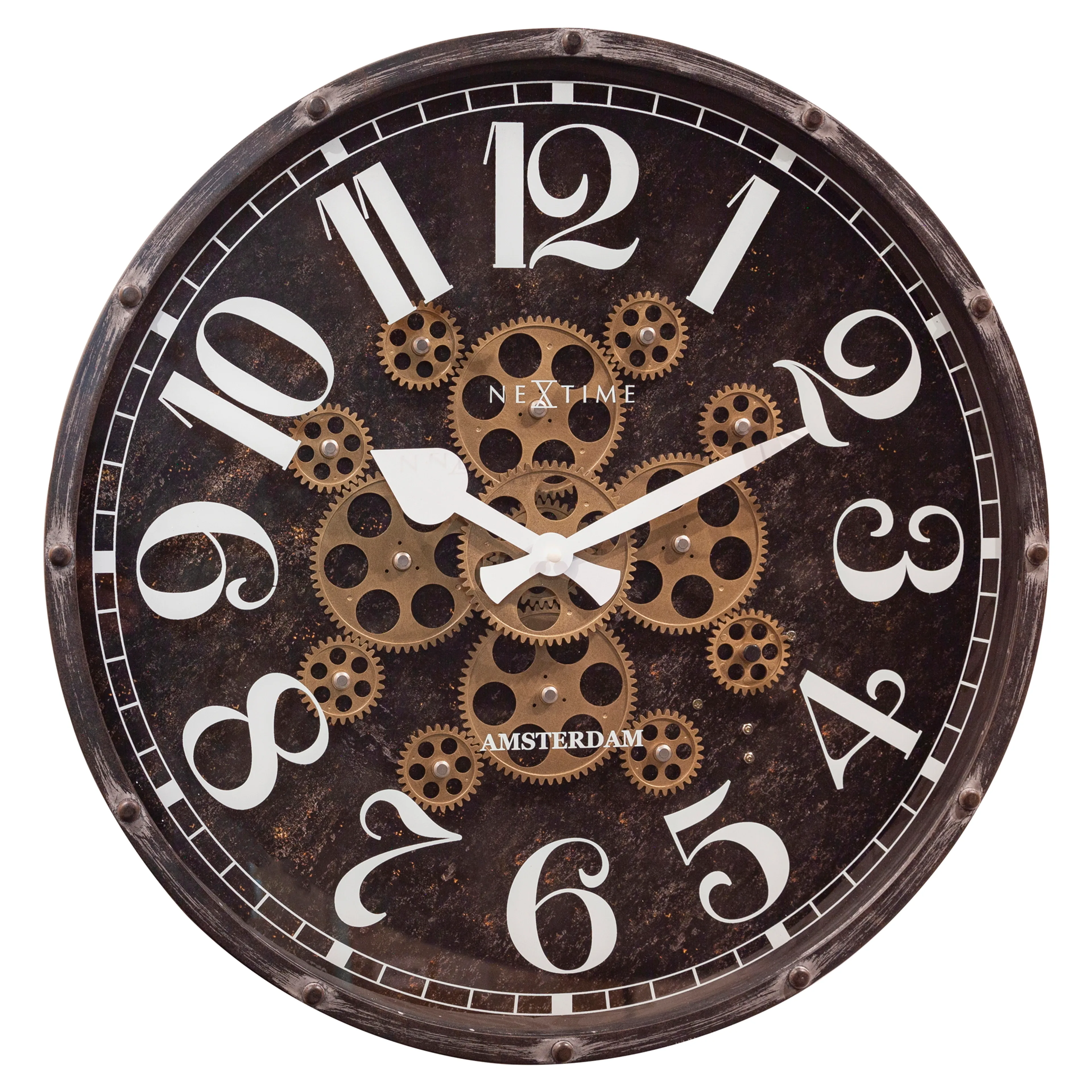 Quarzwanduhr Henry Ø 50 cm 