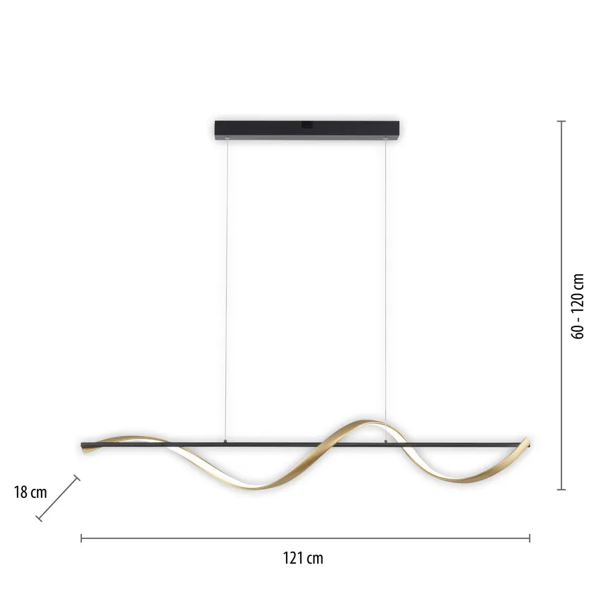 Pendelleuchte "Q-Swing" detail