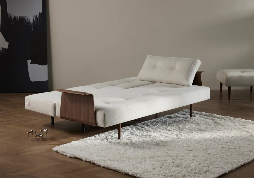 Sofa+AL dunkles Holz detail