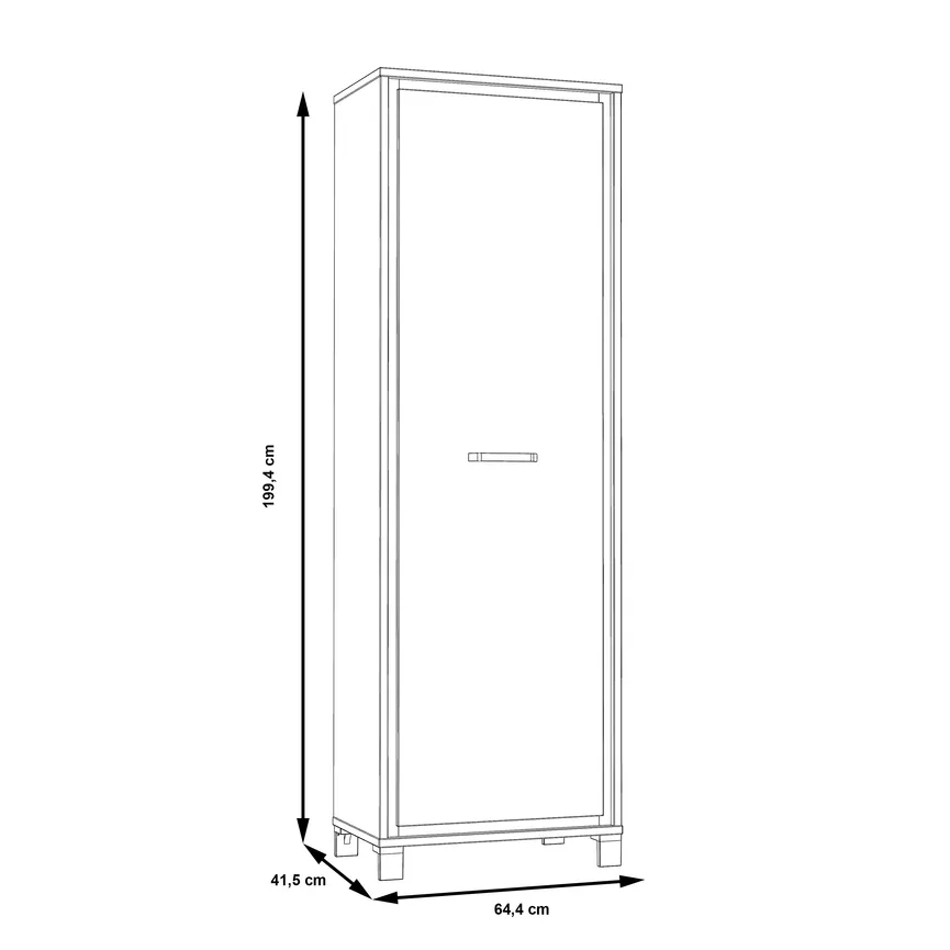 Garderobenschrank detail