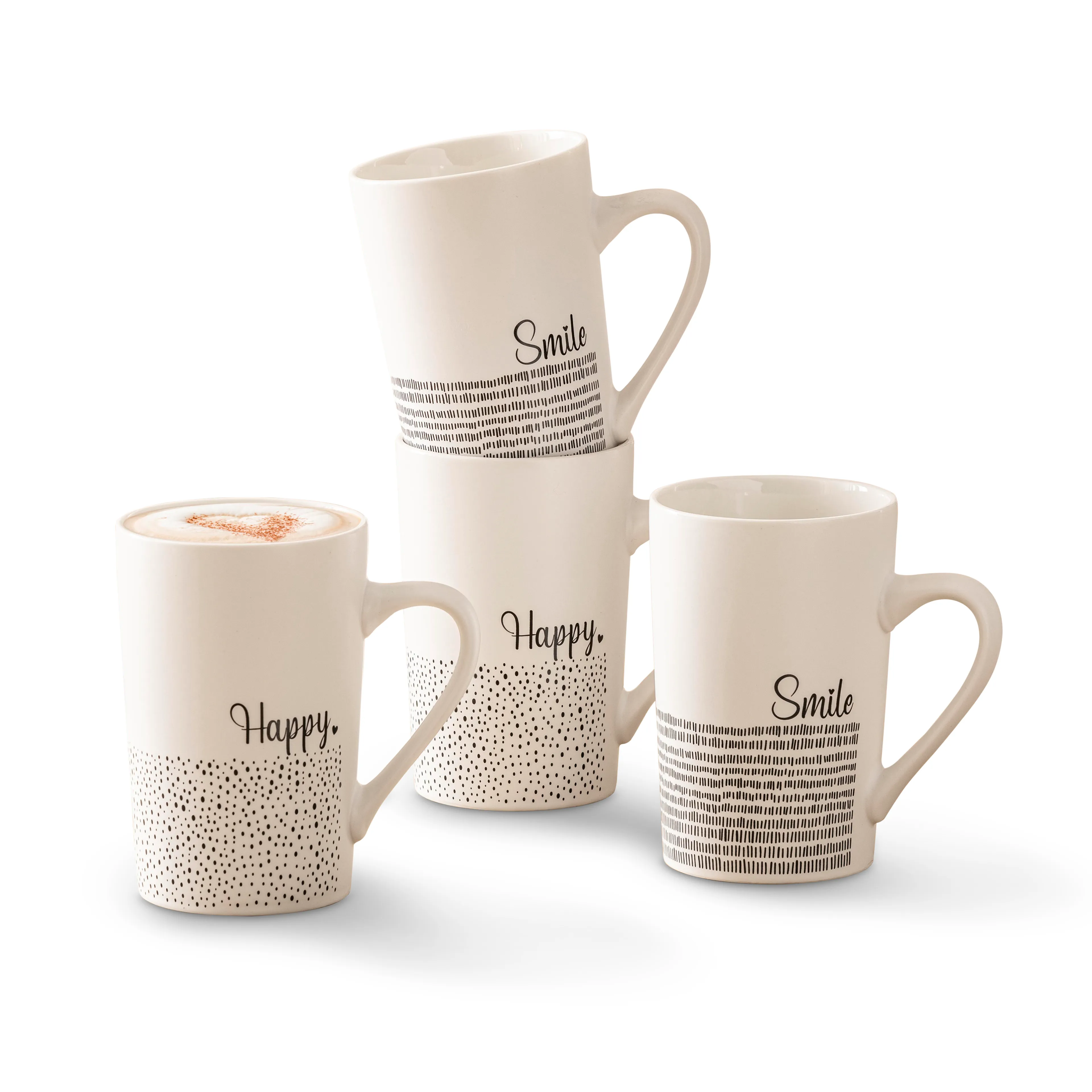 Kaffeebecher Smile, Happy 385 ml
