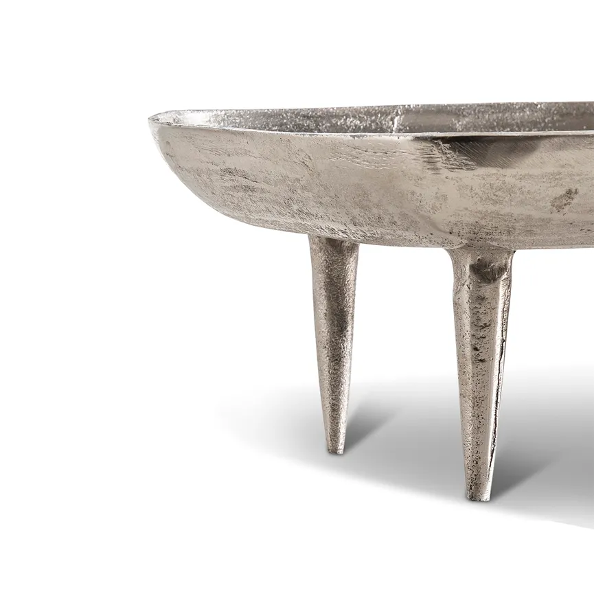 Tablett silber detail