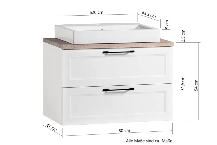 Waschtischunterschrank detail