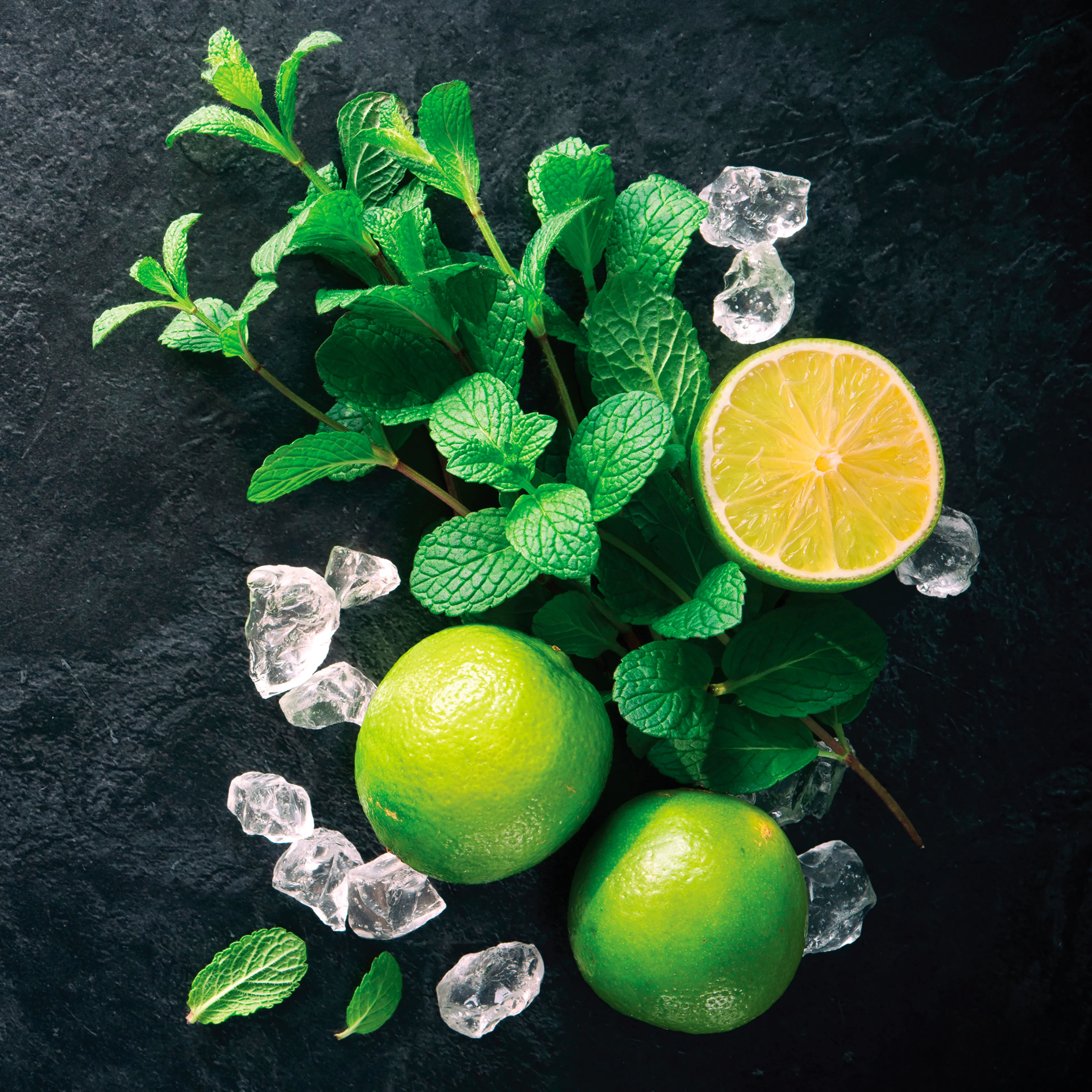 Glasbild 20 x 20 cm Mojito III
