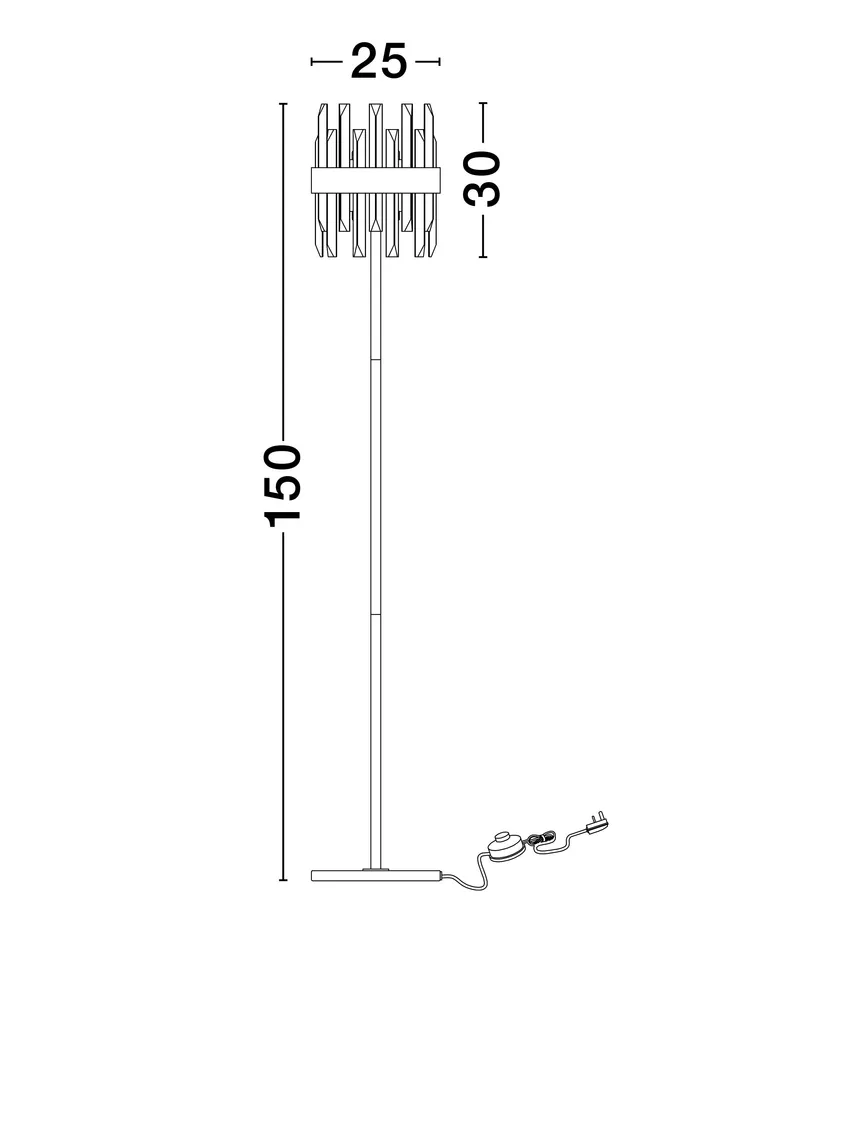 Stehleuchte "Crown" detail
