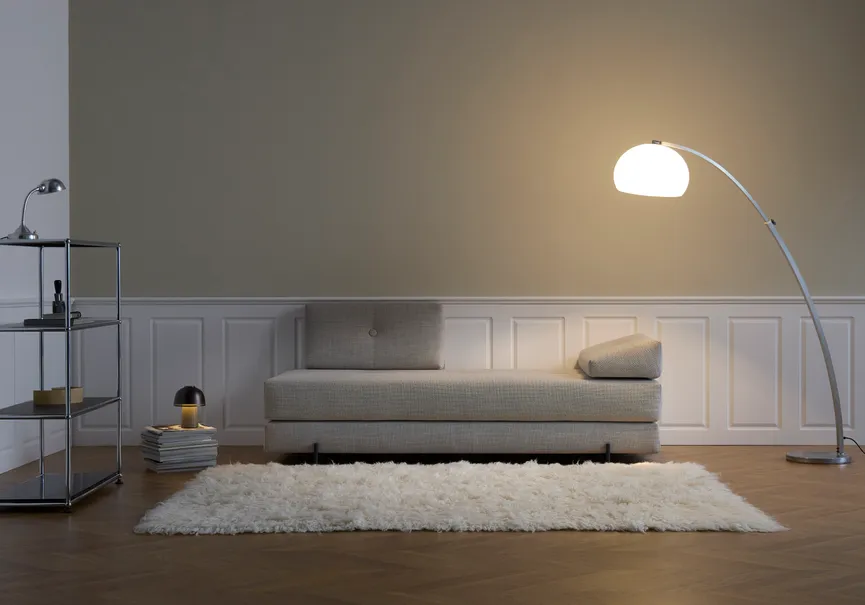 Klappsofa Indu schwarz detail