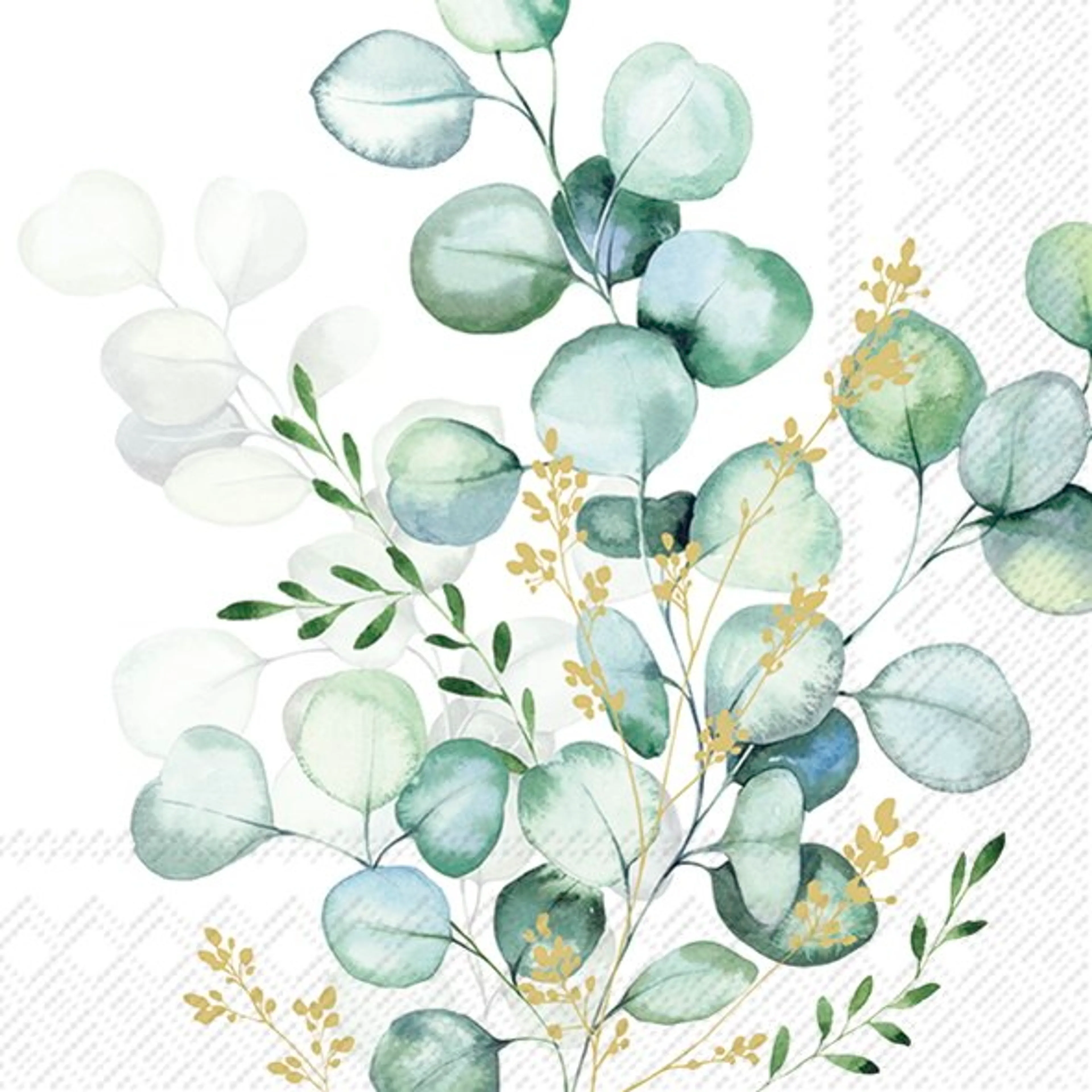 Serviette Eucalyptus Bouquet 20tlg.
