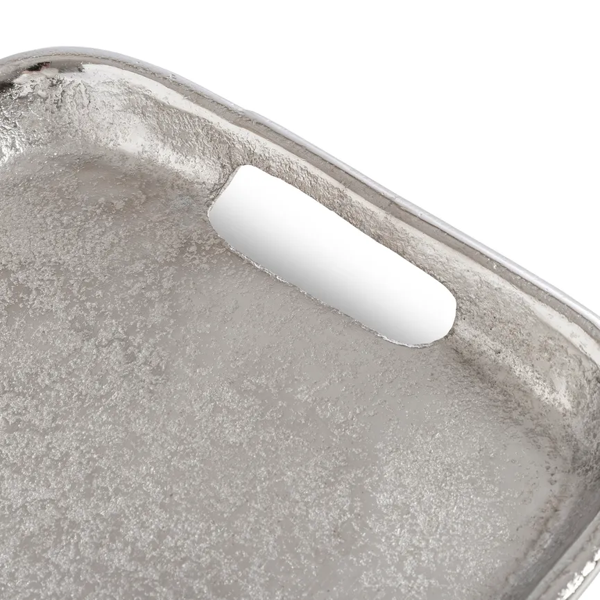 Tablett silber detail