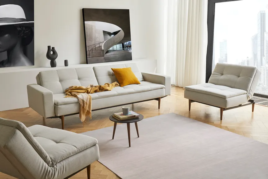 Sofa+AL Styletto dunkel detail