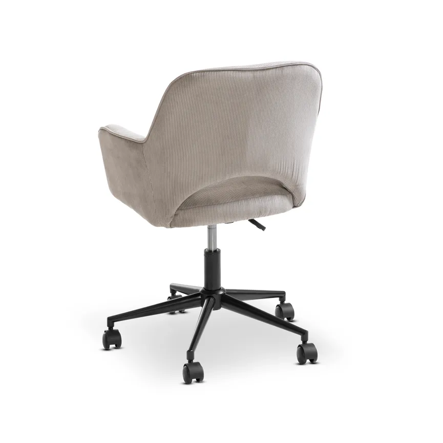 Drehstuhl grau detail