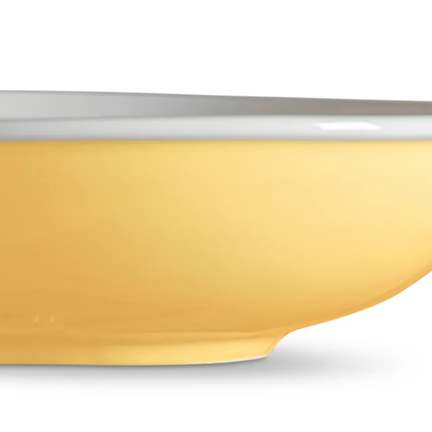 Suppenteller "Basic" gelb detail