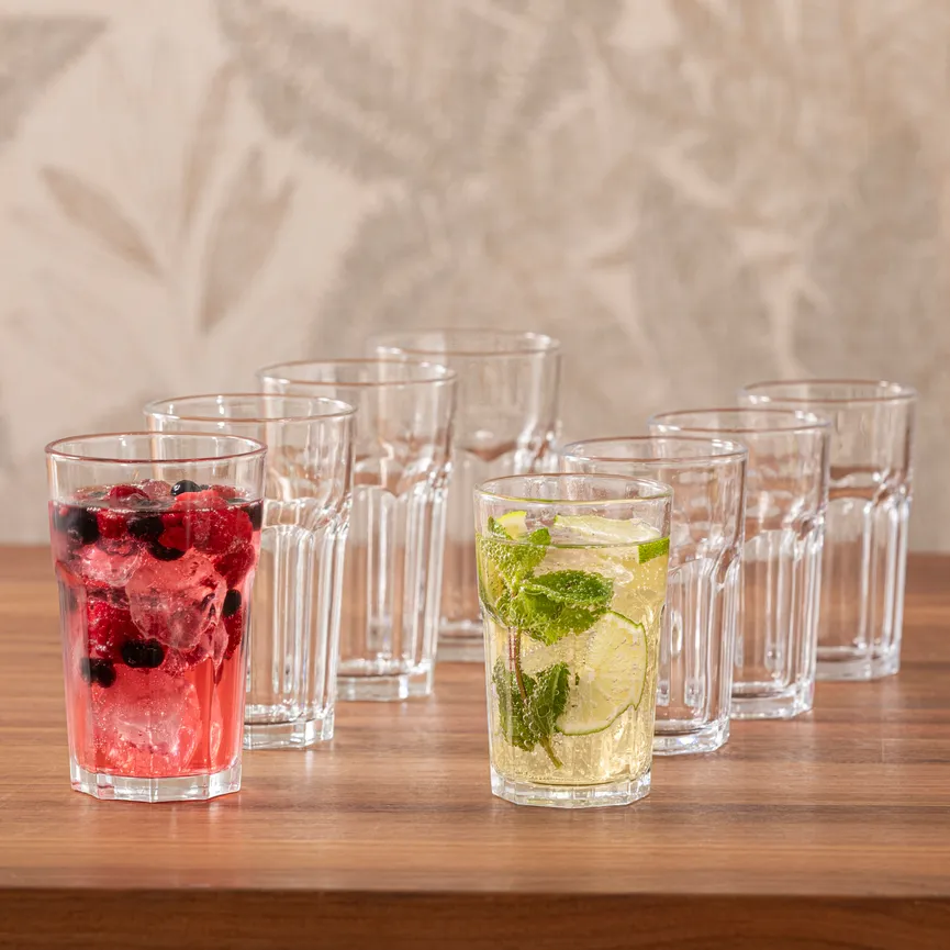 Trinkbecher-Set 8-tlg. milieu