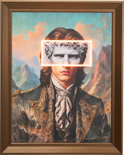 LED-Wandbild 80 x 100 cm