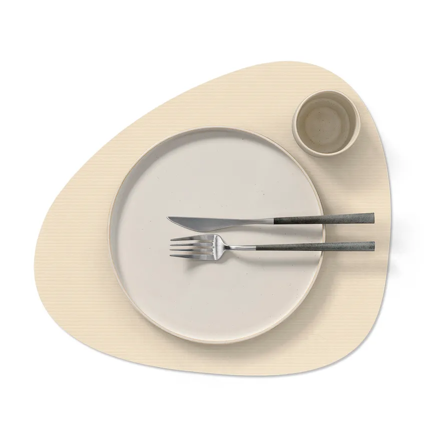 Tischset "Curduroy" vanilla detail