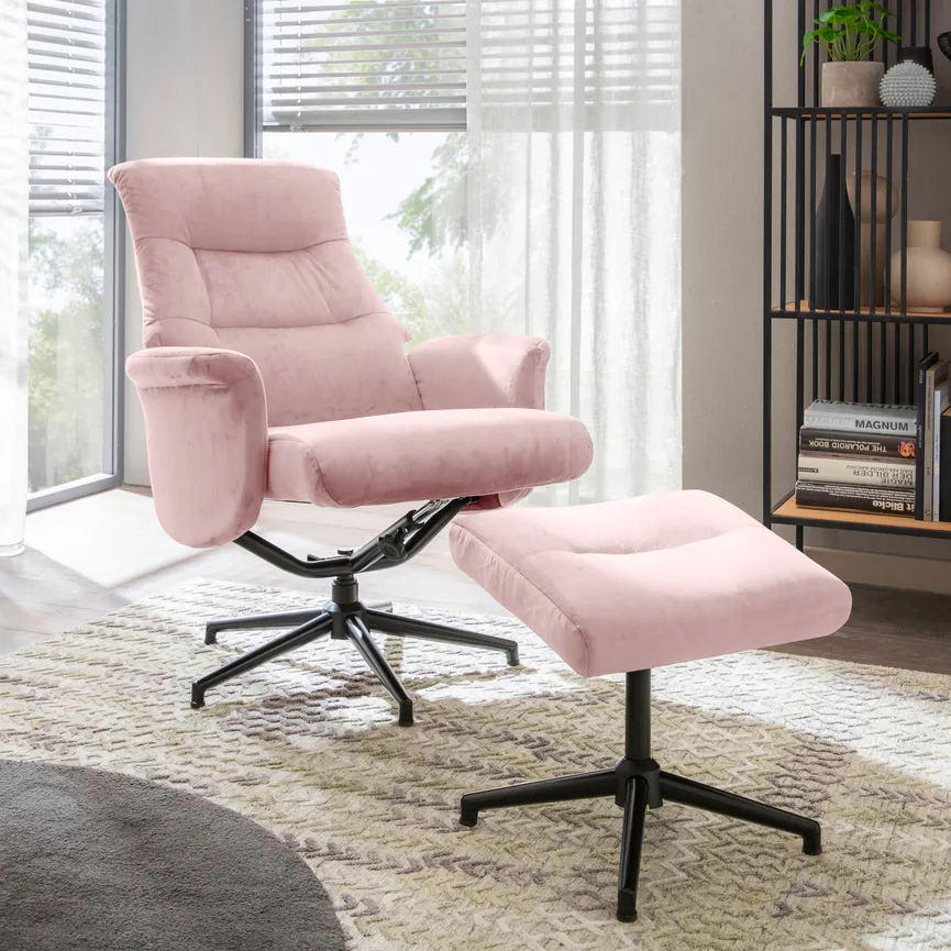 Relaxsessel + Hocker detail