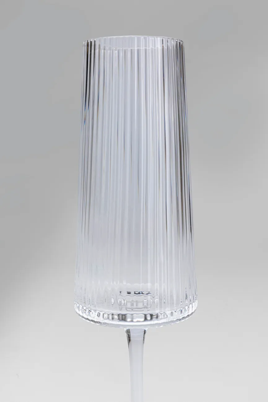 Sektglas "Riffle" 215 ml detail