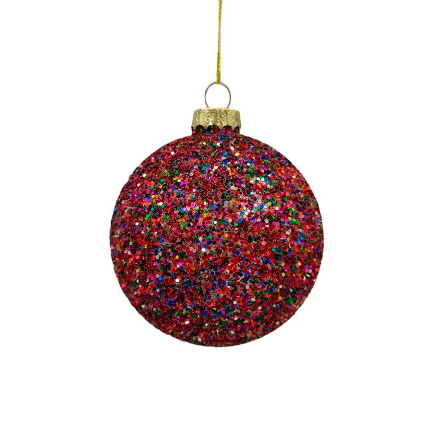 Kugel "Glitzer" bunt hauptaufnahme