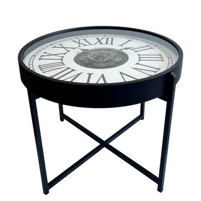 Beistelltisch mit Uhr