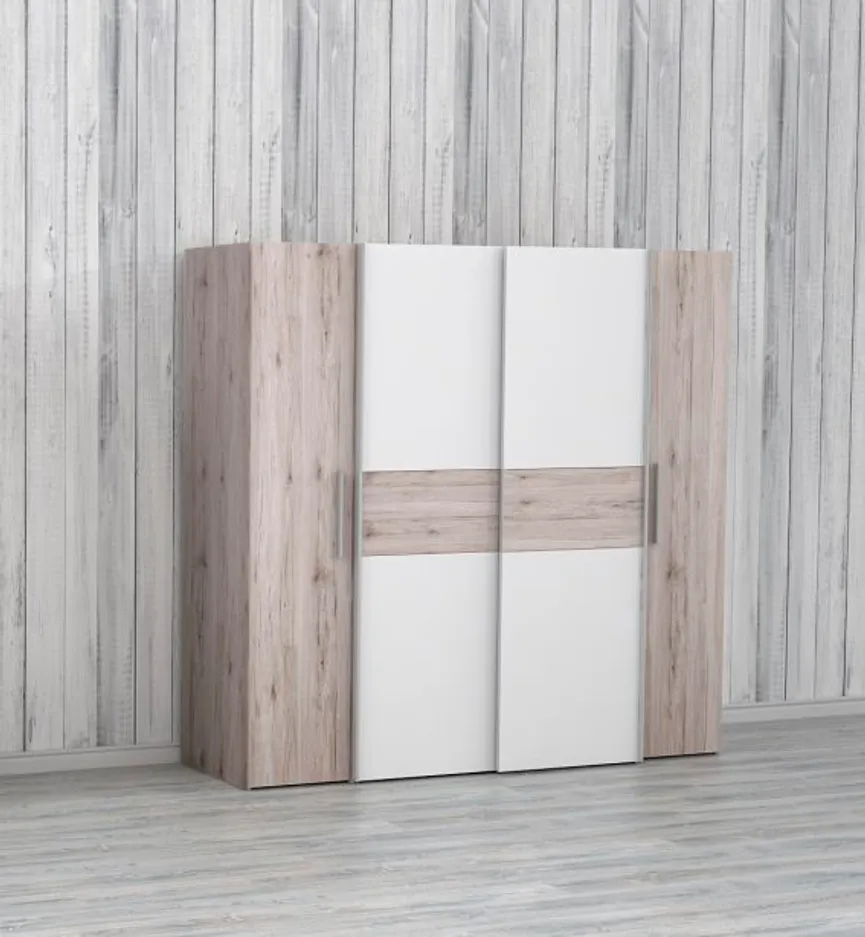 Schwebe-/Drehtürenschrank detail